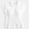 Short-Sleeve Tuxedo Shirt