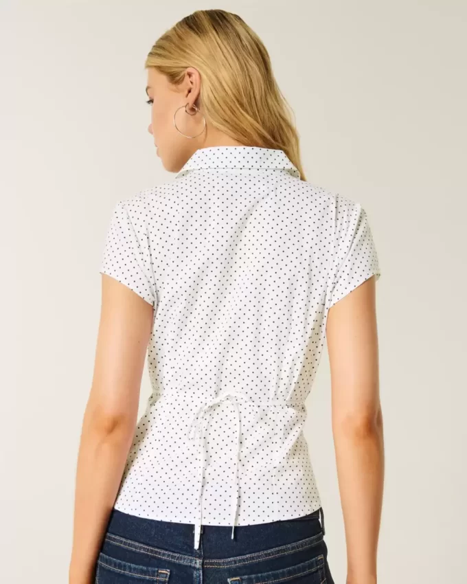 Short-Sleeve Tuxedo Shirt