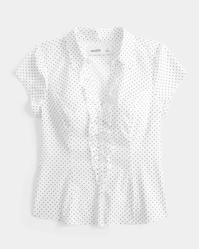 Short-Sleeve Tuxedo Shirt