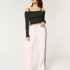Side-Stripe Straight Sweatpants