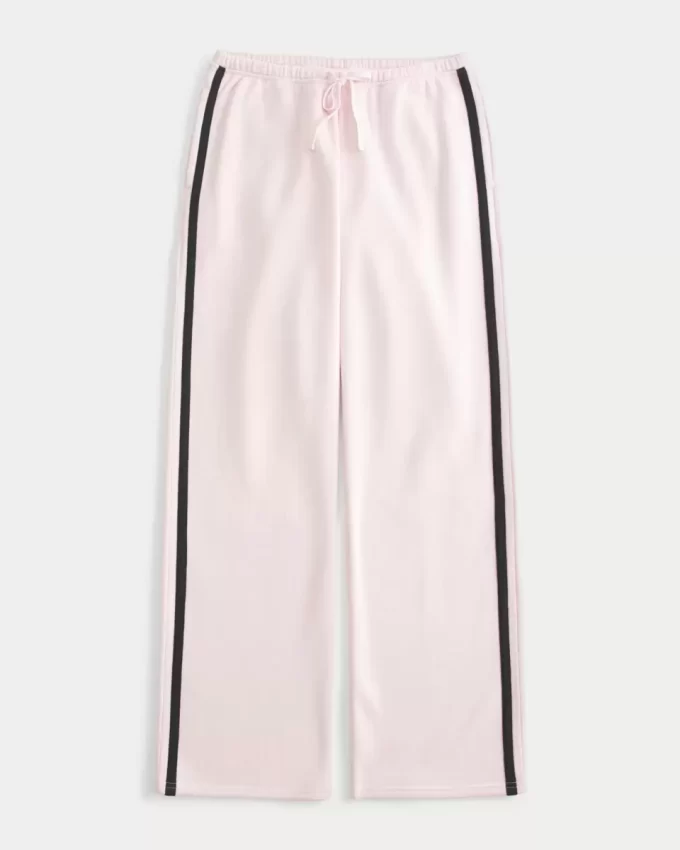 Side-Stripe Straight Sweatpants