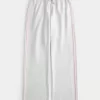 Side-Stripe Straight Sweatpants