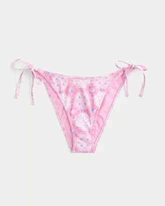 Side Tie Cheeky Bikini Bottom