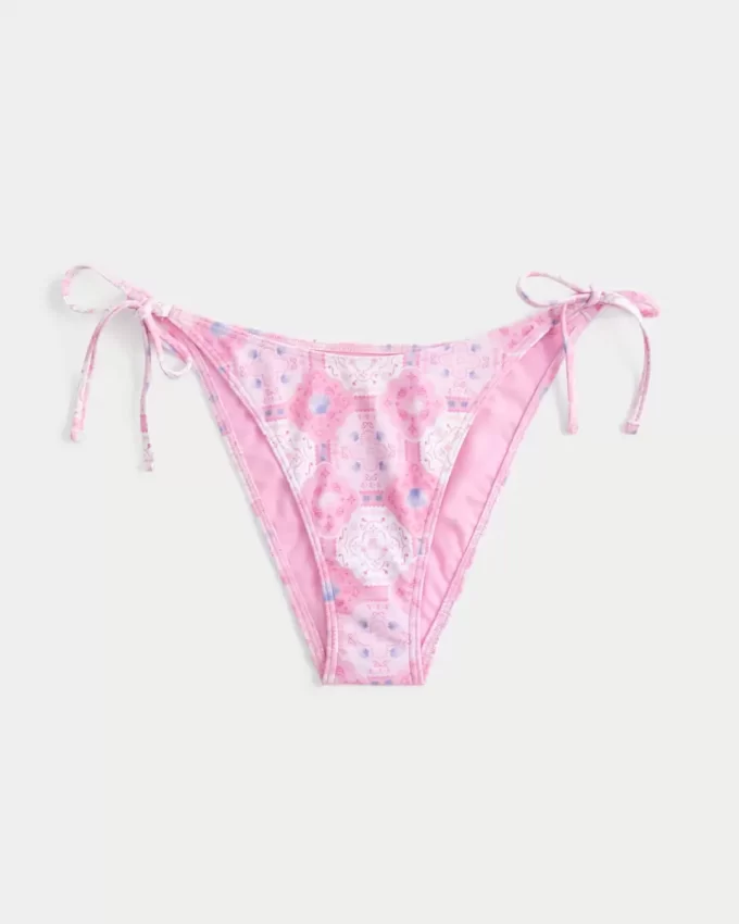 Side Tie Cheeky Bikini Bottom