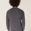 Skull Graphic Thermal Crew Shirt