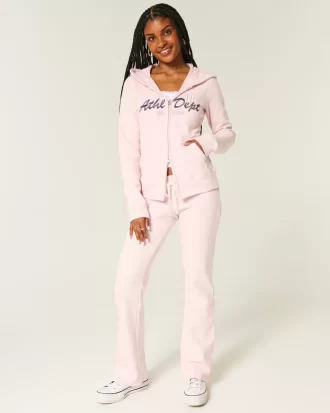Slim Athletic Dept Graphic Zip-Up Hoodie