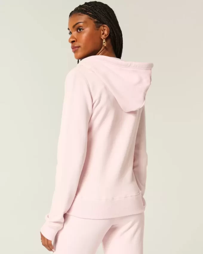 Slim Athletic Dept Graphic Zip-Up Hoodie