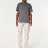 Slim Straight Cargo Pants
