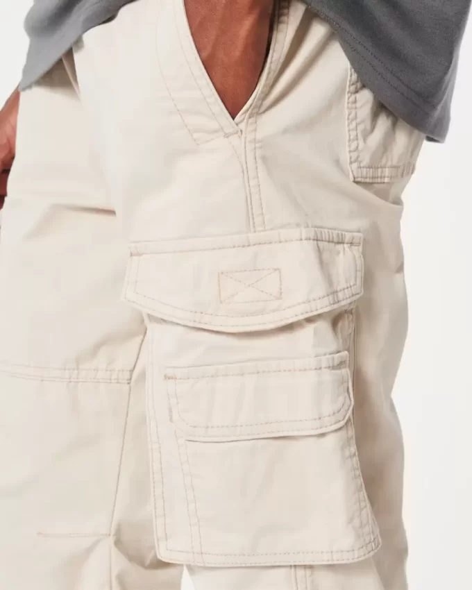Slim Straight Cargo Pants