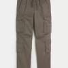 Slim Straight Cargo Pants