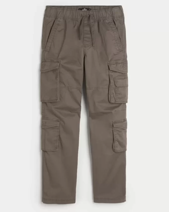 Slim Straight Cargo Pants