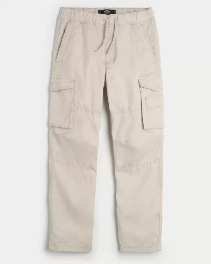 Slim Straight Cargo Pants