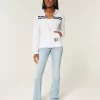 Slim Striped Zip-Up Hoodie
