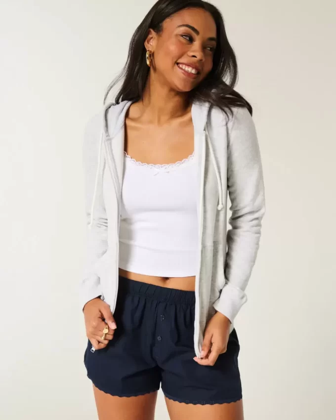 Slim Zip-Up Hoodie