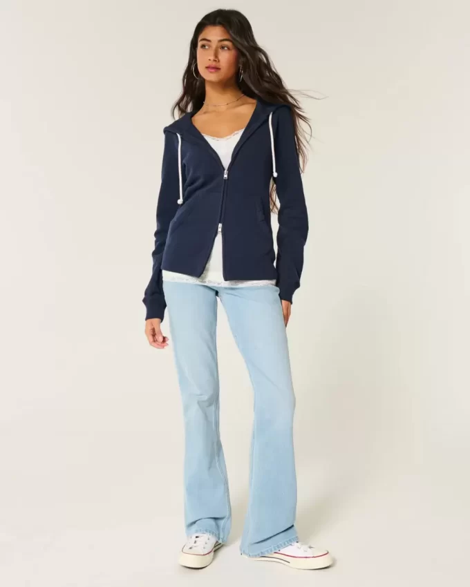 Slim Zip-Up Hoodie