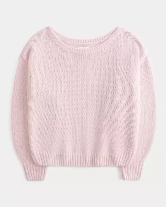 Slouchy Off-the-Shoulder Sweater