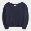 Slouchy Off-the-Shoulder Sweater