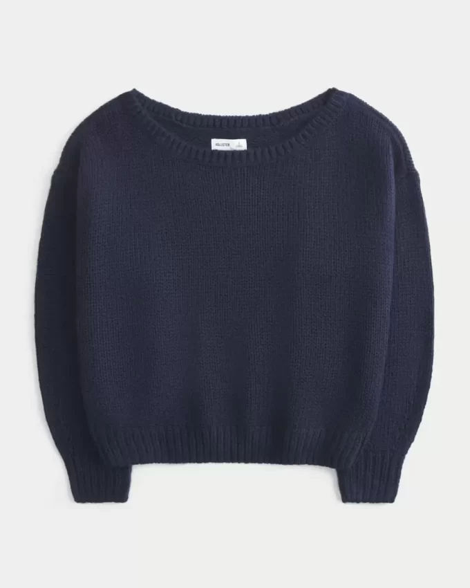 Slouchy Off-the-Shoulder Sweater