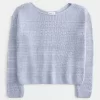 Slouchy Textural Stitch Sweater
