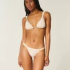 Smocked High-Leg Cheekiest Bikini Bottom
