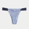 Smocked High-Leg Cheekiest Bikini Bottom
