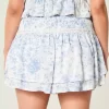 Smocked Tiered Mini Skort
