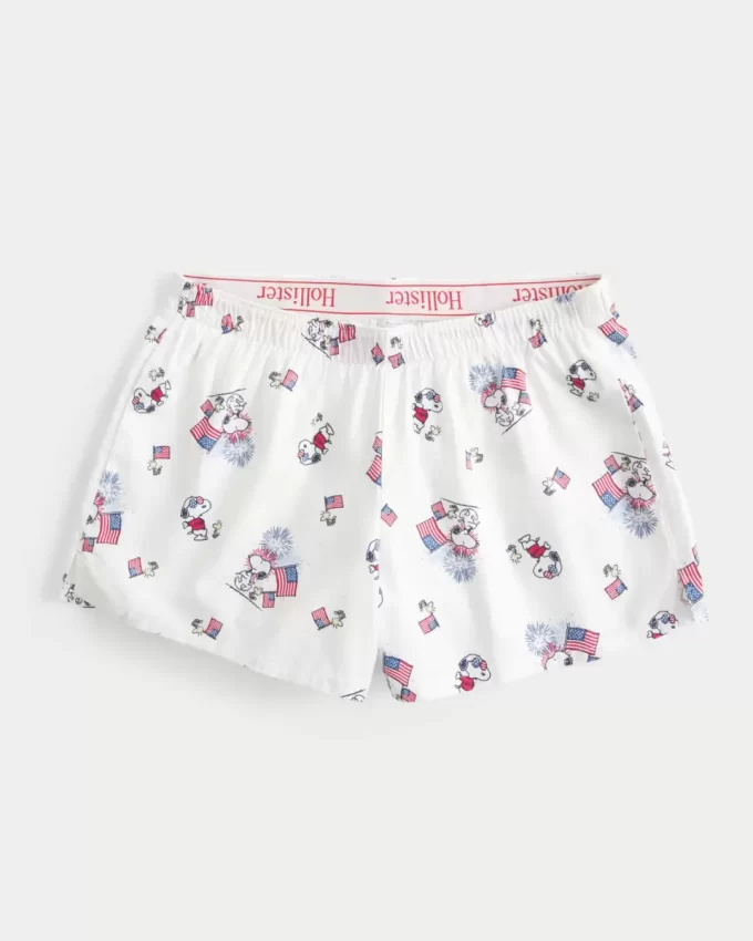Snoopy Graphic Boxer Shorts