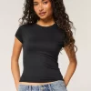 Soft Stretch Seamless Fabric Crew Baby Tee