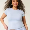 Soft Stretch Seamless Fabric Crew Baby Tee
