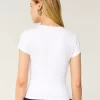 Soft Stretch Seamless Fabric Crew Baby Tee