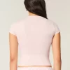 Soft Stretch Seamless Fabric Crew Baby Tee