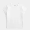 Soft Stretch Seamless Fabric Crew Baby Tee