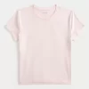 Soft Stretch Seamless Fabric Crew Baby Tee