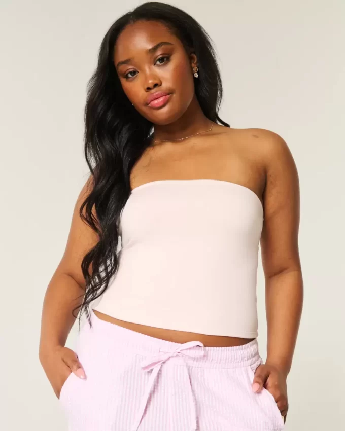 Soft Stretch Seamless Fabric Tube Top