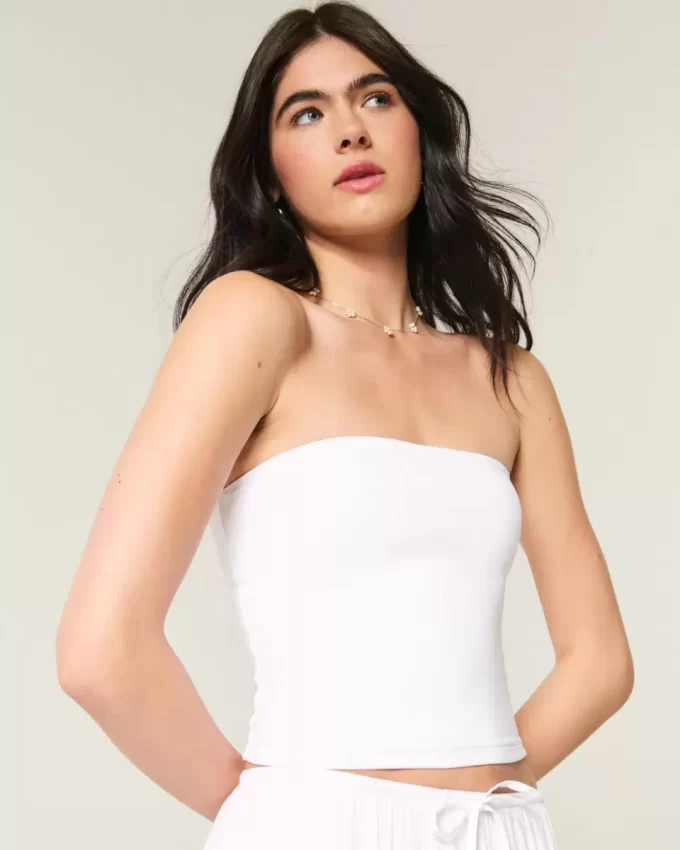 Soft Stretch Seamless Fabric Tube Top