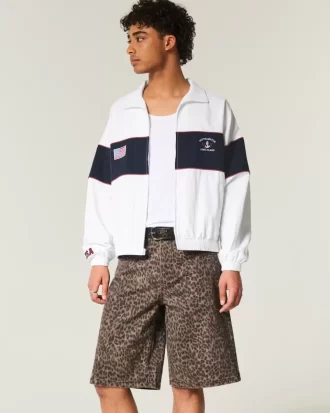 Southampton NY Graphic Zip-Up Jacket