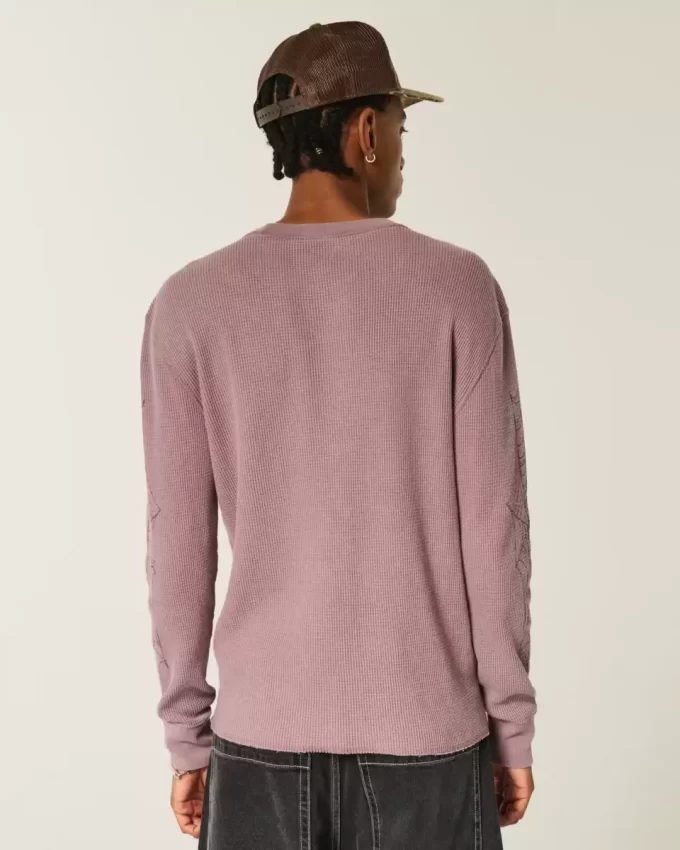 Spider Graphic Thermal Crew Shirt