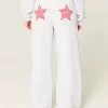 Star Graphic Baggy Sweatpants