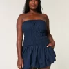 Strapless Bubble Mini Dress