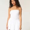 Strapless Bubble Mini Dress