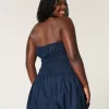 Strapless Bubble Mini Dress