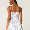 Strapless Bubble Mini Dress