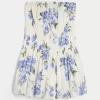 Strapless Bubble Mini Dress