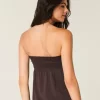 Strapless Cinched Babydoll Top