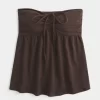 Strapless Cinched Babydoll Top