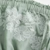 Strapless Embroidered Babydoll Dress