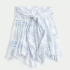 Strapless Handkerchief Hem Top