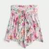 Strapless Handkerchief Hem Top