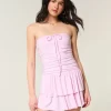 Strapless Knit Skort Dress