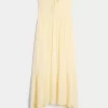 Strapless Smocked Maxi Dress